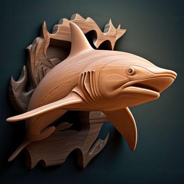 3D модель Carcharhinus sealei (STL)